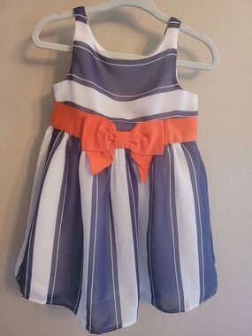 Janie and Jack Red White and Blue Baby Dress 6-12 Months